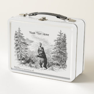 Nimrod - Bear and Bees  Metal Lunch Box