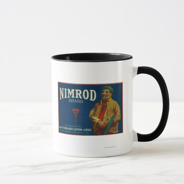 Nimrod Lemon LabelSan Fernando, CA Mug (Right)