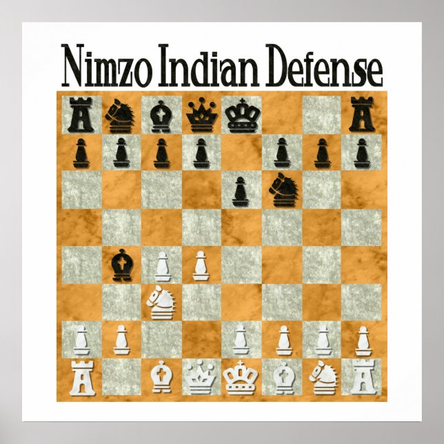 Nimzo-Indian Defence Poster (Front)