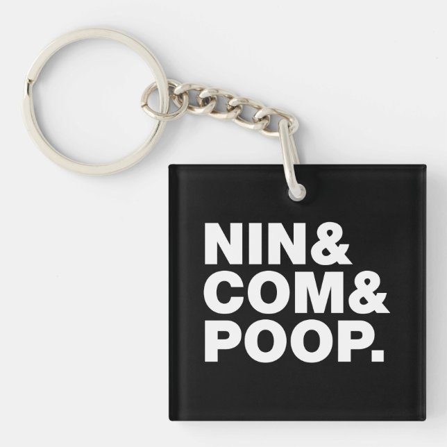 NIN & COM & POOP. KEY RING (Front)