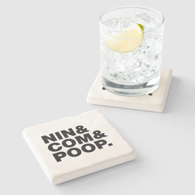 NIN & COM & POOP. STONE COASTER (Side)