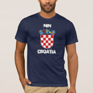 Nin, Croatia with coat of arms T-Shirt