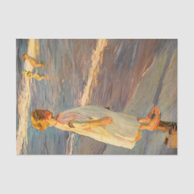 Niña by Joacquin Sorolla Tissue Paper (Front)