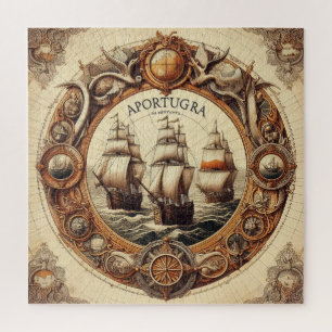 Nina - Pinta - Santa Maria - Aportugra Portugal 03 Jigsaw Puzzle