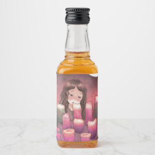 Nina Saku Liquor Bottle Label