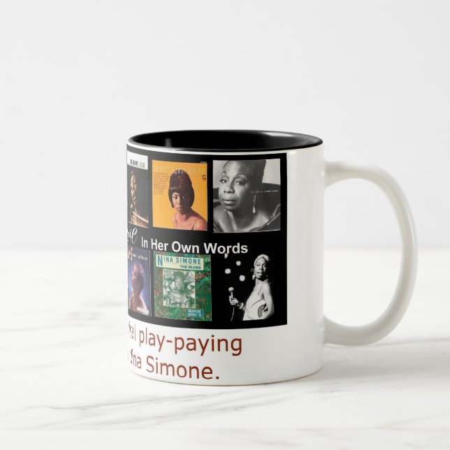 Nina Simone: In Her Own Words Two-Tone Coffee Mug (Right)