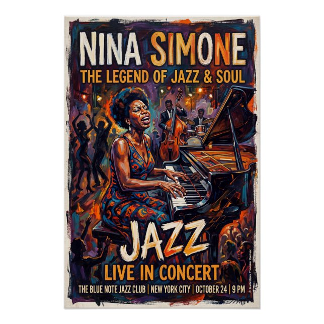 Nina Simone Live  Poster (Front)