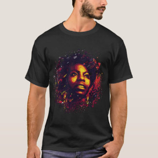Nina Simone  POP ART  Old School Collection Classi T-Shirt
