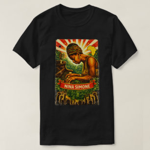 Nina Simone Revolutionary Portrait T-Shirt – jazz