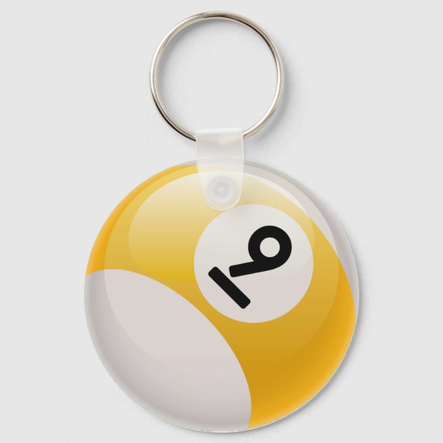 NINE BALL KEY RING (Front)