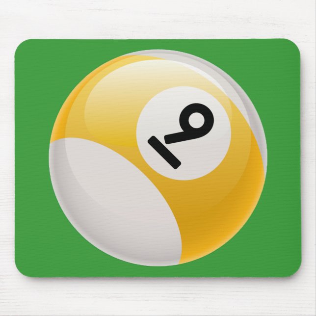 NINE BALL MOUSE PAD (Front)