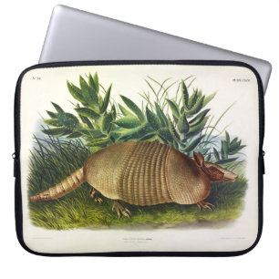 Nine-Banded, Long-nosed Armadillo by Audubon Laptop Sleeve
