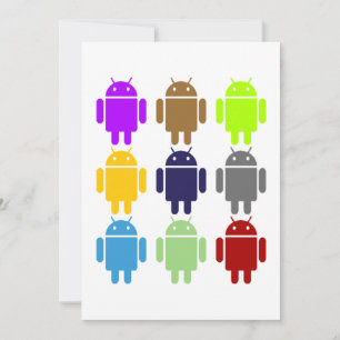 Nine Bug Droids (Multi-Coloured Android)