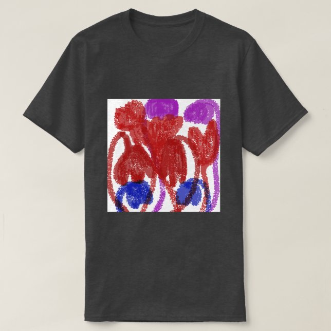 Nine Flowers T-Shirt (Design Front)
