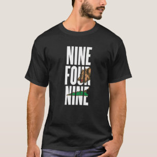 Nine Four Nine 949 Area Code California Irvine New T-Shirt