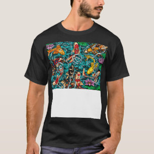 Nine koi fish in a japanese pond T-Shirt