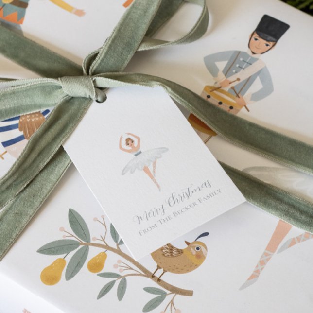 Nine Ladies Dancing Gift Tags - Customizable  (Creator Uploaded)