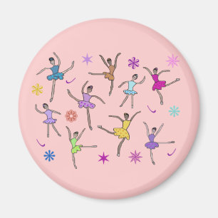 Nine Ladies Dancing Magnets