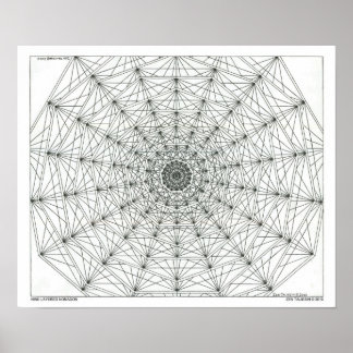 Nine-Layered Nonagon Colouring Poster