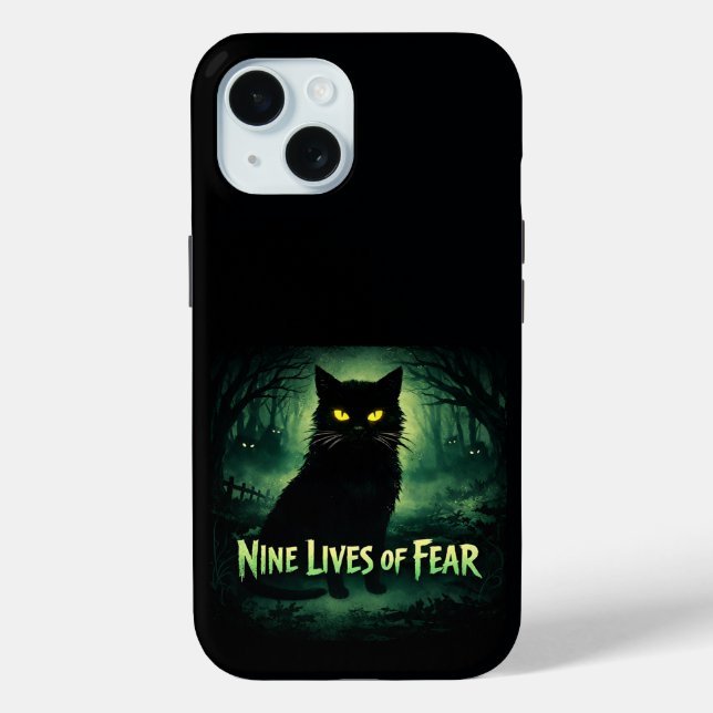 Nine Lives of Fear – Black Cat  Case-Mate iPhone Case (Back)