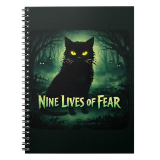 Nine Lives of Fear – Black Cat  Notebook