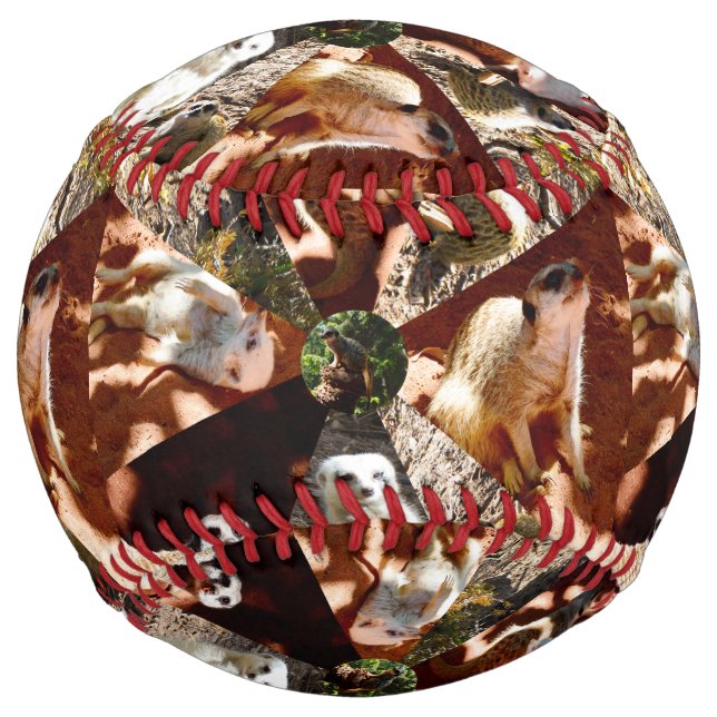 Nine Meerkats Collage, Softball (Front)