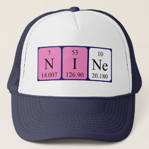 Nine periodic table name hat