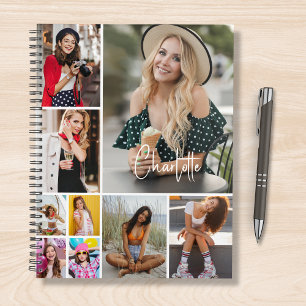 Nine Photo Collage Personalised Name Gift Planner