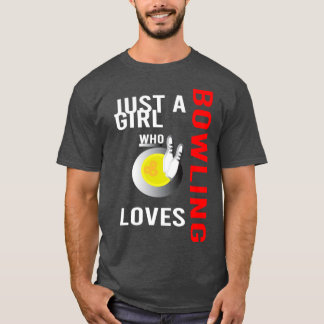 nine pin bowler thrower sports club bowling league T-Shirt