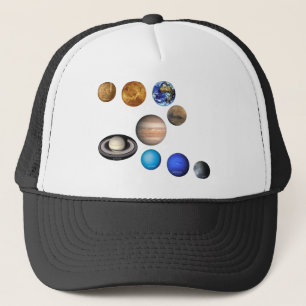 Nine Planets in the Solar System Trucker Hat