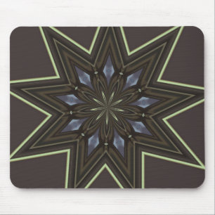 Nine Pointed Star Mouse Pad