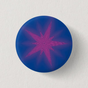 Nine Stars - Ken Gauge Art 3 Cm Round Badge