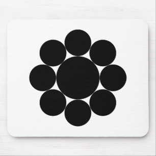 Nine stars mouse pad