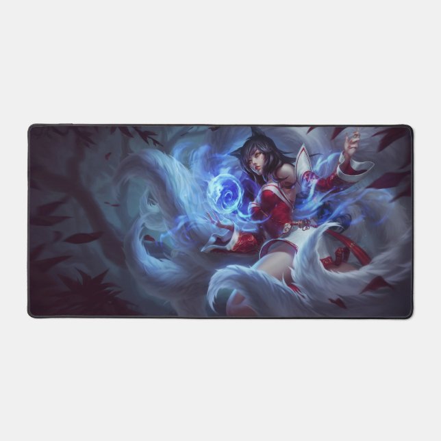 Nine Tail Fox Deskmat | Customisable Desk Mat (Front)