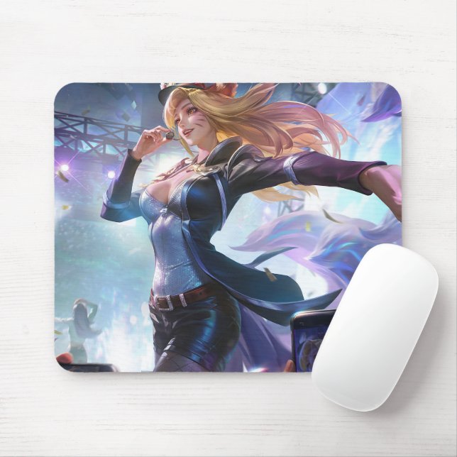 Nine Tail Fox Mousepad | Customisable Mousepad (With Mouse)