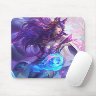Nine Tail Fox Mousepad   Customizable Mousepad