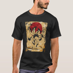 Nine Tailed Fox Japanese Retro 9 T-Shirt
