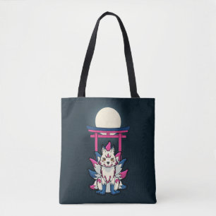 Nine-Tailed Fox- Kyuubi Kitsune Tote Bag