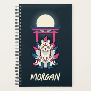 Nine-Tailed Kitsune- Japanese Fox Personalised Planner