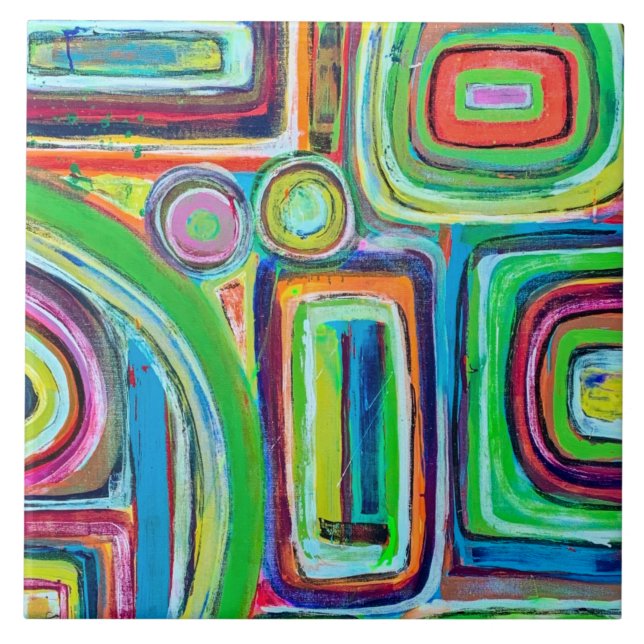 Nine Weeks 6 x 6 Ceramic Tile (Front)