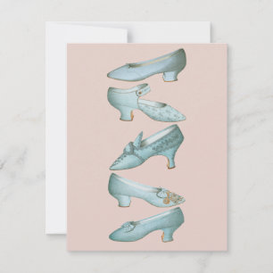 Nineteenth Century Vintage Shoes Card