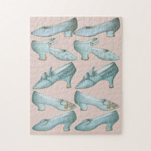 Nineteenth Century Vintage Shoes Jigsaw Puzzle