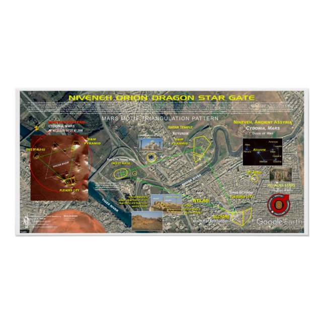 Nineveh Orion Star Map Poster (Front)