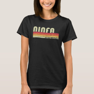 NINFA Name Personalised Retro Vintage 80S 90S Birt T-Shirt