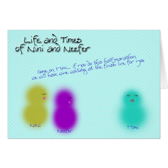 NiNi Neefer Half marathon Card