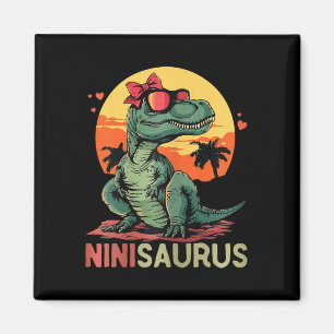 Ninisaurus Dino Dinosaur Nini-saurus T-rex Mother' Magnet
