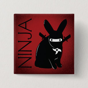NINJA 15 CM SQUARE BADGE