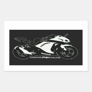 Ninja 300 forum Black and white sticker