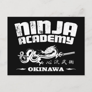 Ninja Academy Okinawa Kill Bill Postcard