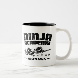 Ninja Academy Okinawa Kill Bill Two-Tone Coffee Mug